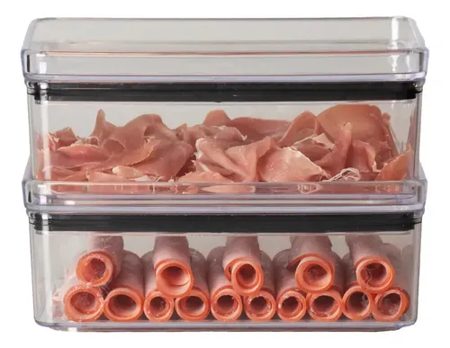 Kit 2 Potes Porta Frios 770ml Hermético Paramount Incolor - R$ 64,9