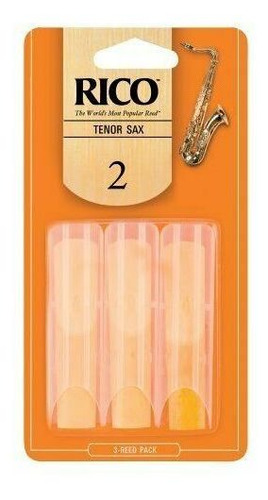 Set De 3 Cañas Para Saxofón Tenor De Fuerza 2.0 Rico