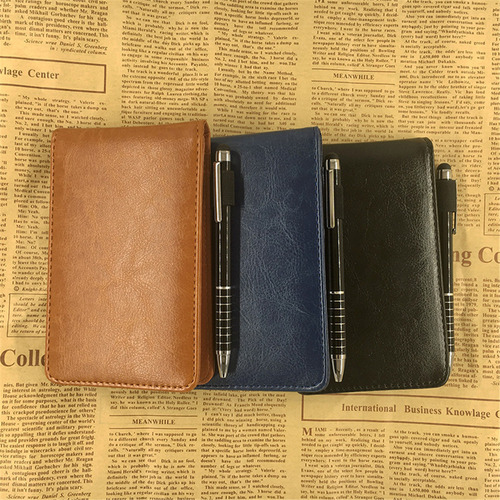 Pu Pocket Memos Memorandos Diários Work A7 Daily Business Bo