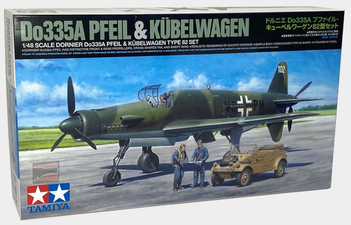 Modelismo Avión Aleman 1/48 Dornier Do 335 Pfiel Tamiya 