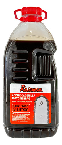 Aceite Raisman® Para Cadenilla Motosierras Envase 3 Litros