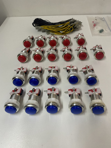 Joystick Botones Tablero Arcade 2 Jugadores