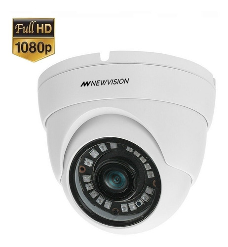 Imagen 1 de 9 de Camara Seguridad Exterior Cctv Full Hd Domo Gran Angular