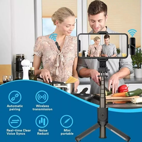 Microfono Lavalier Solapa Inalambrico Pro Para iPhone iPad