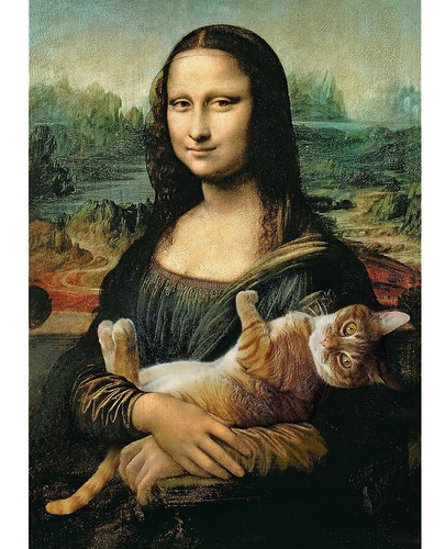 Imagen 1 de 1 de Rompecabezas Puzzle 500 Piezas Trefl Mona Lisa (37294)
