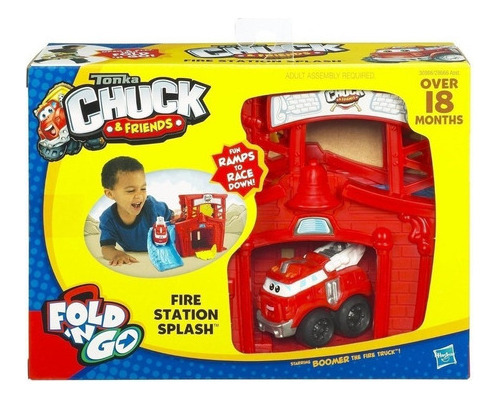 Chuck & Friends Mi Primer Auto En Valija Hasbro Color Rojo