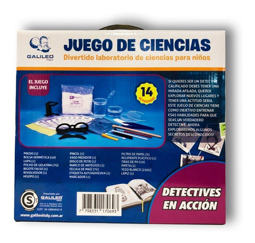 Juego Ciencias Detectives En Acción Galileo Italy