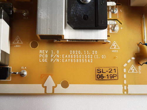 Fuente LG 75up7750psb / Eax69501502 (1.0) (Usado)