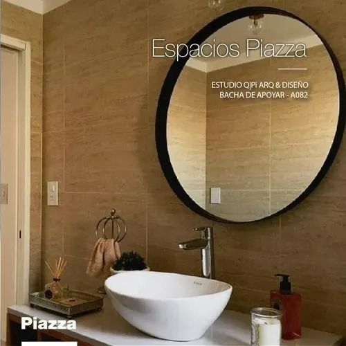 Piazza Bachas A082 - Blanco - Esmaltado - 145 mm - 410 mm