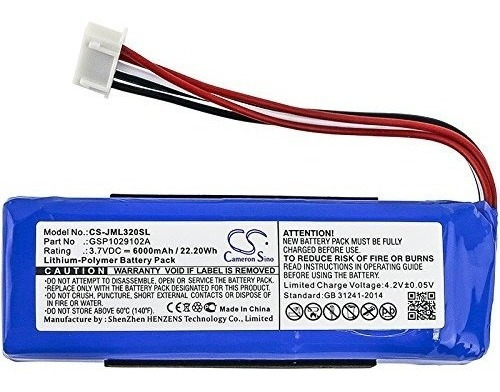 Bateria Cameron Sino Jbl Charge 3 6000mah 3.7v + Cuotas