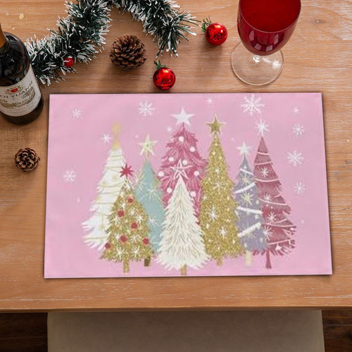 Mantel Individual Navideño Q Mantel De Mesa Christmas Home L