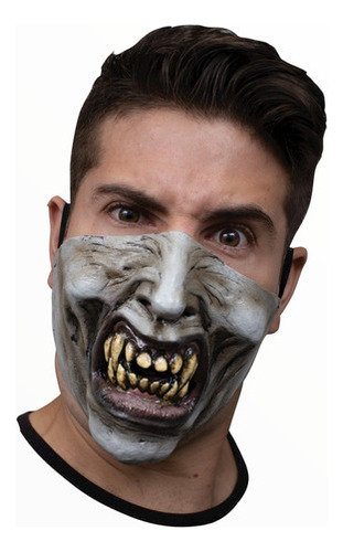 Máscara De Muzzle Vampire Diseño Protective Masks Color Gris