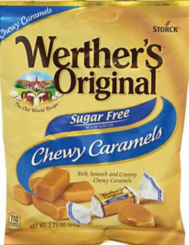 Caramelos Storck Werthers Chewy Caramels Sugar Free X 75 Gr