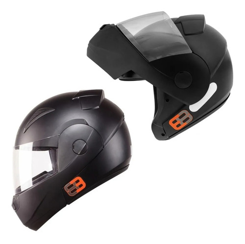 Capacete Ebf E8 Solid Articulado Robocop Varias Cores