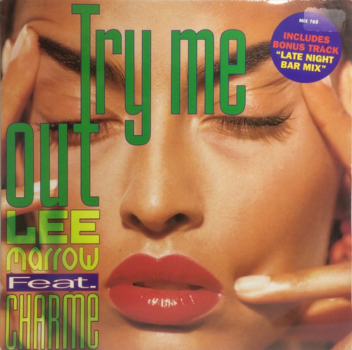 Vinilo Maxi Lee Marrow Feat. Charme Try Me Out 1993 Italia