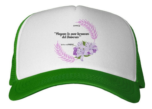 Gorra Frase Dia De La Mujer Flores Woman