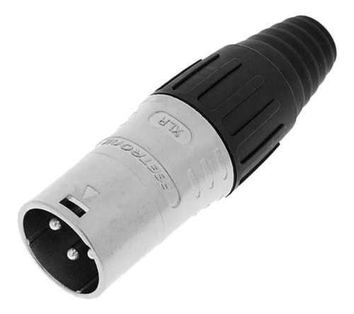 Imagen 1 de 4 de Ficha Canon Xlr Macho Conector 3 Pines Mic - Seetronic Scsm3