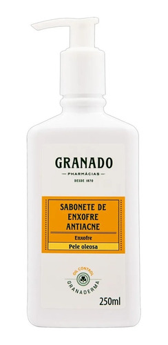 Imagem 1 de 2 de Sabonete Líquido Granado Granaderma Antiacne Enxofre 250ml