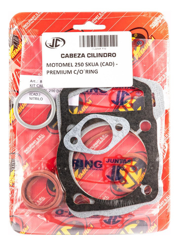 Junta Tapa Cilindro Motomel Skua 250 (cad) Premium Oring Jc