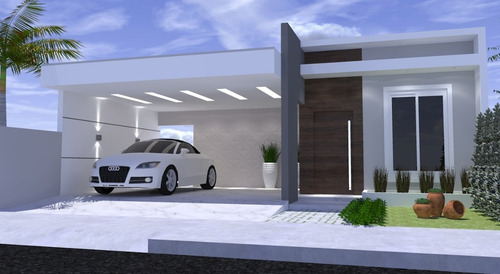Imagem 1 de 8 de Planta De Casa 2 Quartos - Projeto Arquitetônico Completo