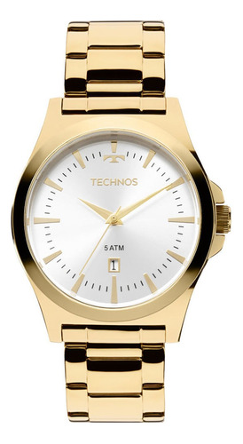 Relógio Masculino Technos Steel Dourado