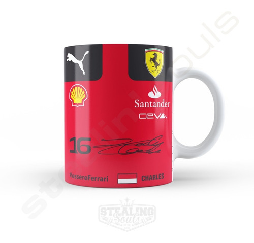 Taza Fierrera - Charles Leclerc #14 | Formula 1 / Ferrari F1