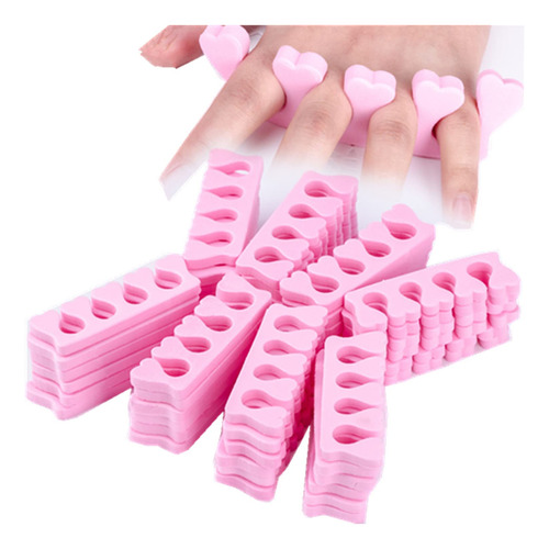 Emivery - 50 Separadores De Dedos Para Manicura Y Pedicura,