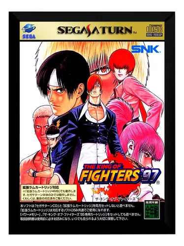 Quadro The King Of Fighters 97 Pôster Arcade - 33 X 45 Cm