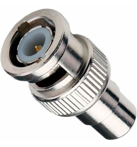 Adaptador Rca Hembra A Bnc Macho Para Cctv 10 Pzas F12