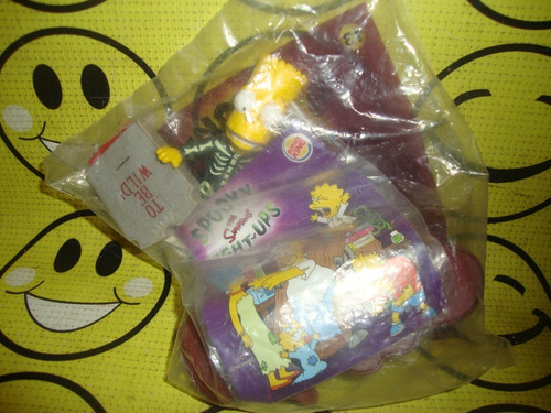 Simpson Bart Halloween Figura Spooky Lightups Burger King (Usado)