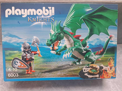 Playmobil Knights 6003, Caballero Con Dragón!