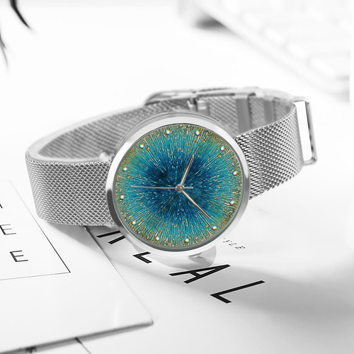 Reloj Para Mujer Con Correa De Acero Inoxidable.
