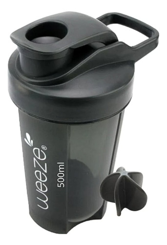 Coqueteleira Academia C/ Misturador Weeze Shaker - 500ml  