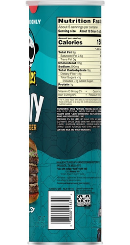 Pringles Sabo Moa Burger Edicion Limitada Importado
