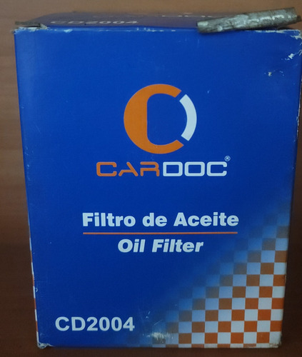 Filtro Aceite Cardoc Cd-2004 Autana/4runner/ Hilux/ Fortuner