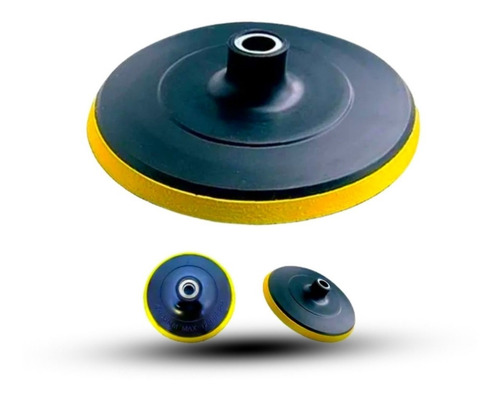 Imagem 3 de 8 de Kit C/1 Boina Lã Polimento Automotivo Disco 125mm Politriz