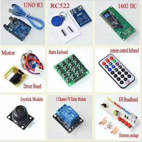 Kit De Inicio Completo Y Avanzado Compatible Arduino Uno R3