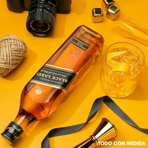 Black Label Johnny Walker 12 Botellas 750 Ml
