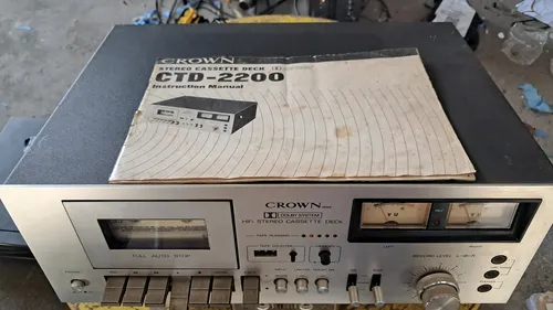 Crown Deck 5色セット Tape Deck Crown Japan Ctd 2200 Funcionando Normal | MercadoLivre