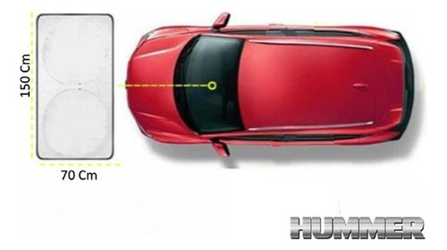 Sunshade Cubresol Con Ventosas Hummer H2 Pick Up 2007