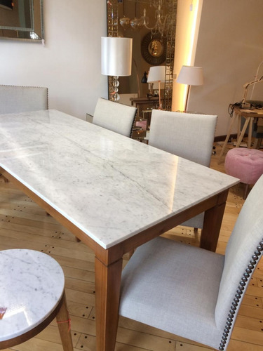 Mesa De Comedor San Luis Marmol De Carrara