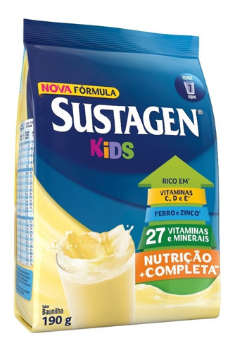 Complemento Alimentar Kids Sachê Baunilha 190g Sustagen