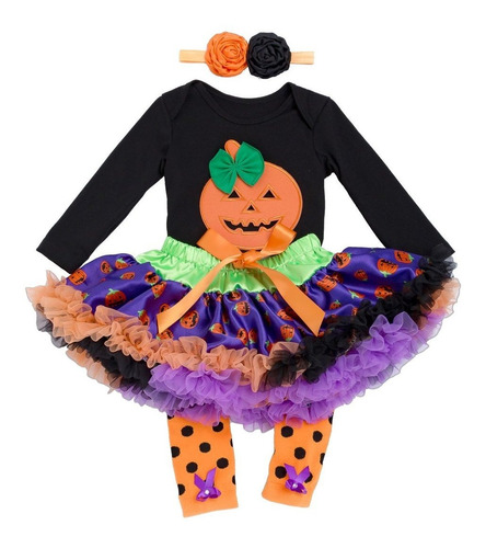 Trajes De Halloween Para Niñas Para Bebés 4 Piezas Di...