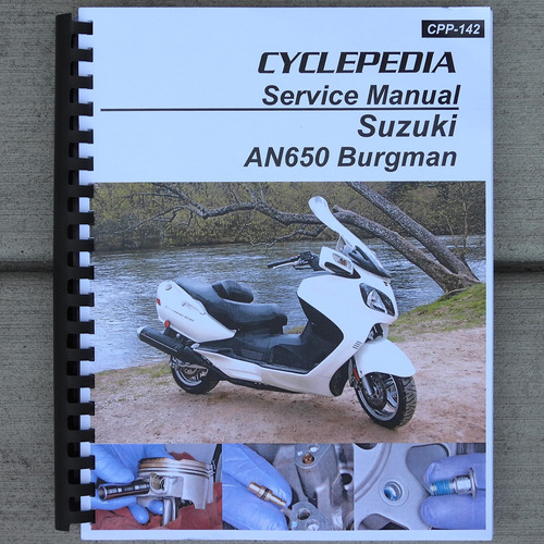 I5motorcycle Manual Servicio Reparacion Para Suzuki Burgman