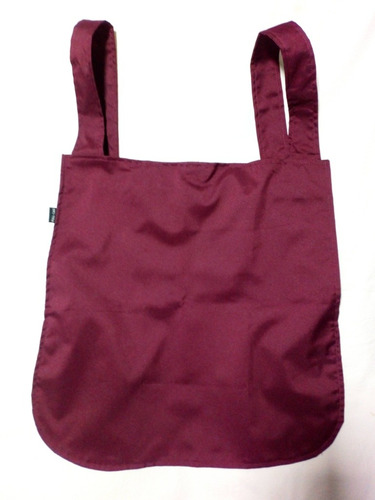 Bolsa Mochila Ecológica Color Bordó Pull Bag