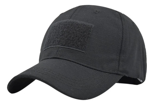 Gorra Operador Tactica Ripstop Trucker Parche Instructor Negro Unico Regulable