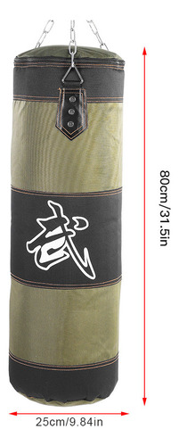 . Boxing Hook Kick Sandbag Fight Karate Punch Vacío