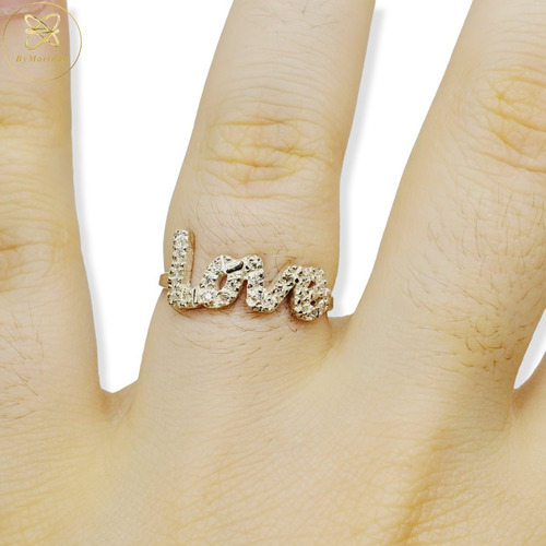 Imagen 4 de 7 de Anillo Plata Con Cubic Love
