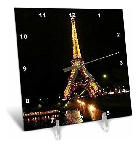 Dia Festivo Lunares  Torre Eiffel  Relojes De Computadora