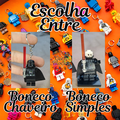 Minifiguras Lego Star Wars Vários Personagens Geek Boneco Darth Vader 2